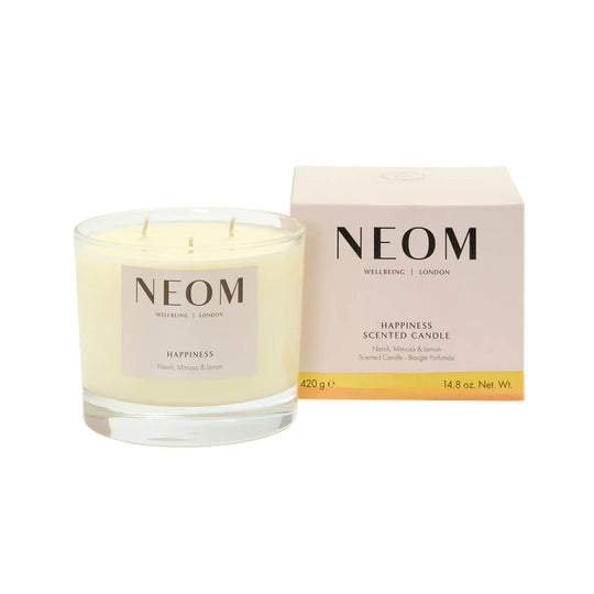 Scent to Make You Happy Happiness 3 Wick Scented Candle | Neroli, Mimosa, Lemon | 420g
