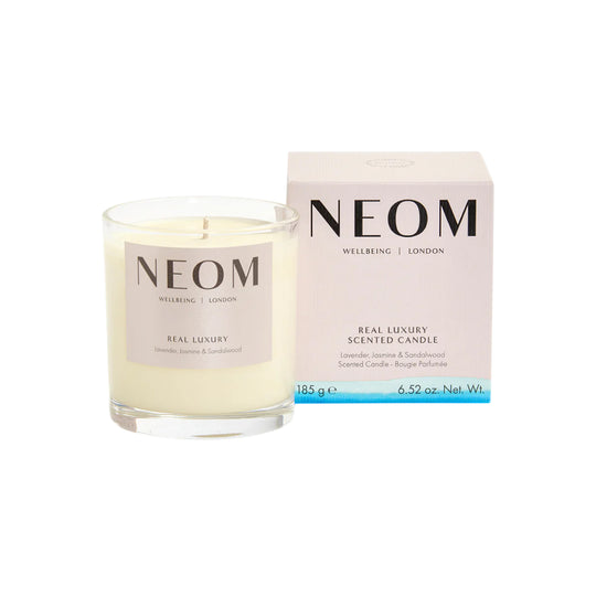 Scent to De-Stress Real Luxury Scented 1 Wick Candle | Lavender, Jasmine & Brazillian Rosewood | 185g