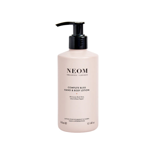 Scent to Calm & Relax Complete Bliss Hand & Body Lotion | Moroccan Blush Rose, Lime & Black Pepper | 300ml