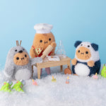 Panda Ricespud Mini Sitting Plush Toy