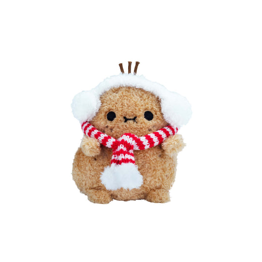 Puffy Redscarf Ricespud Mini Sitting Plush Toy