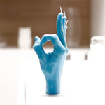 'OK' Candle | Blue