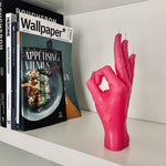 'OK' Candle | Pink