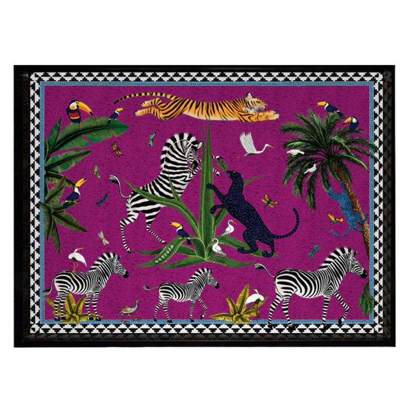Flying Tiger Serving Tray | Pink Cardinale | 18x14cm