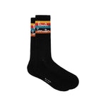 Men's 'Artist Stripe' Logo Socks | Navy