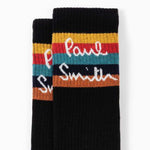 Men's 'Artist Stripe' Logo Socks | Navy