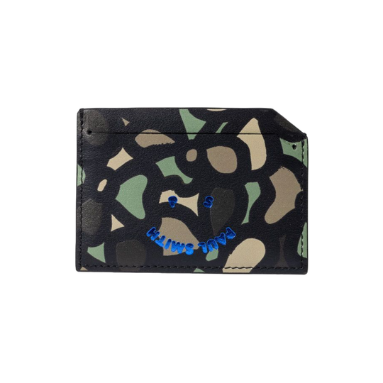 Men's 'Happy' Camo Card Holder