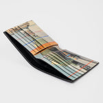 Men's Leather 'Mini Nottingham' Billfold Wallet | Black