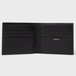 Men's Leather 'Signature Stripe Block' Billfold Wallet | Black
