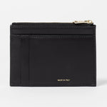 Men's Leather 'Signature Stripe Block' Wallet | Black