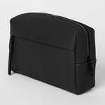 Men's Leather Wash Bag | Black