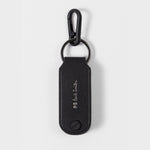 Men's Leather 'Zebra' Key Holder | Black