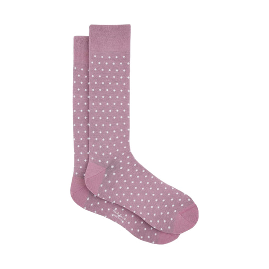 Men's Polka Dot Print Socks | Purple