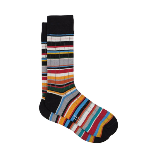 Men's Ribbed 'Signature Stripe' Socks | Multicolour