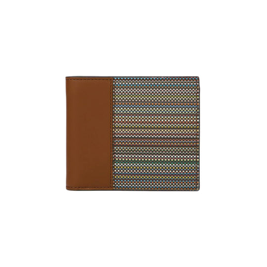 Men's 'Signature Stripe' Coated Canvas Billfold Wallet