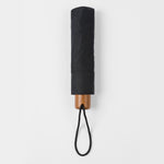 'Signature Stripe' Telescopic Umbrella | Black