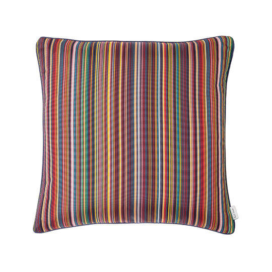 Silk 'Signature Stripe' Cushion | 43x43cm
