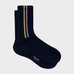 Men's 'Sports Stripe' Socks | Navy/Ecru/Black | Set of 3