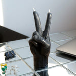 'Peace' Candle | Black | Small