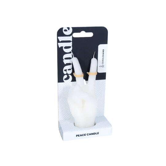 'Peace' Candle | White | Small