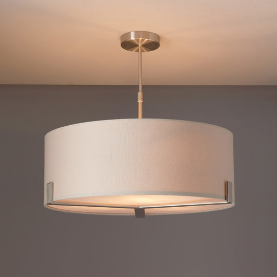 Hayfield Ceiling Light | Nickel/Slate Grey