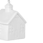 Hanging House Christmas Tree Ornament | White