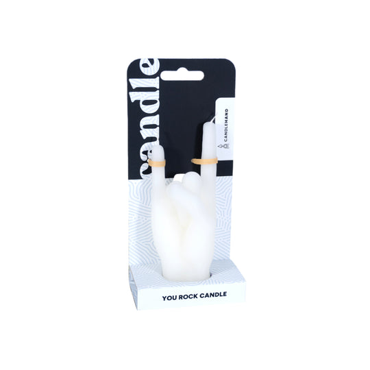 'You Rock' Candle | White | Small