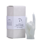 'You Rock' Candle | White