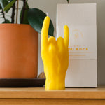 'You Rock' Candle | Yellow