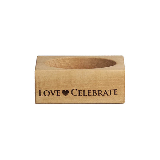Beech Wine Bottle Coaster | Love & Celebrate
