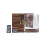 Glass & Whisky Stone Set | Stag