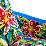 Flowers with Holes Padded Armchair | Seletti Wears Toiletpaper | Blue