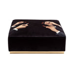 Lipsticks Modular Pouf | Seletti Wears Toiletpaper | Black