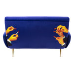 Lipsticks Two Seater Sofa | Seletti Wears Toiletpaper | Blue