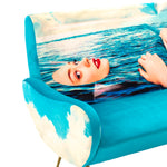 Seagirl Two Seater Sofa | Seletti Wears Toiletpaper | Blue