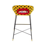 Sh*t Padded High Bar Stool | Seletti Wears Toiletpaper | Yellow