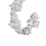 Copenhagen Oval Earrings | Silver Plated with Cubic Zirconia