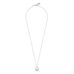 Copenhagen Pendant Necklace | Silver Plated with Cubic Zirconia