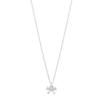 Eira Bow Pendant Necklace | Silver Plated | 45cm