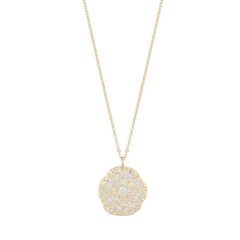 Helsinki Organic Pendant Necklace | Gold Plated