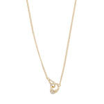 Kitty Abstract Connected Necklace | Gold Plated | 45cm