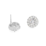 Lex Stone Earrings | Silver Plated