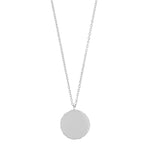 Oz Coin Pendant Necklace | Silver Plated