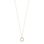 Portal Ring Pendant Necklace | Gold Plated