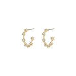 Wish Oval Earrings | Gold Plated with Cubic Zirconia