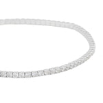 Wiz Elastic Bracelet | Silver Plated with Cubic Zirconia