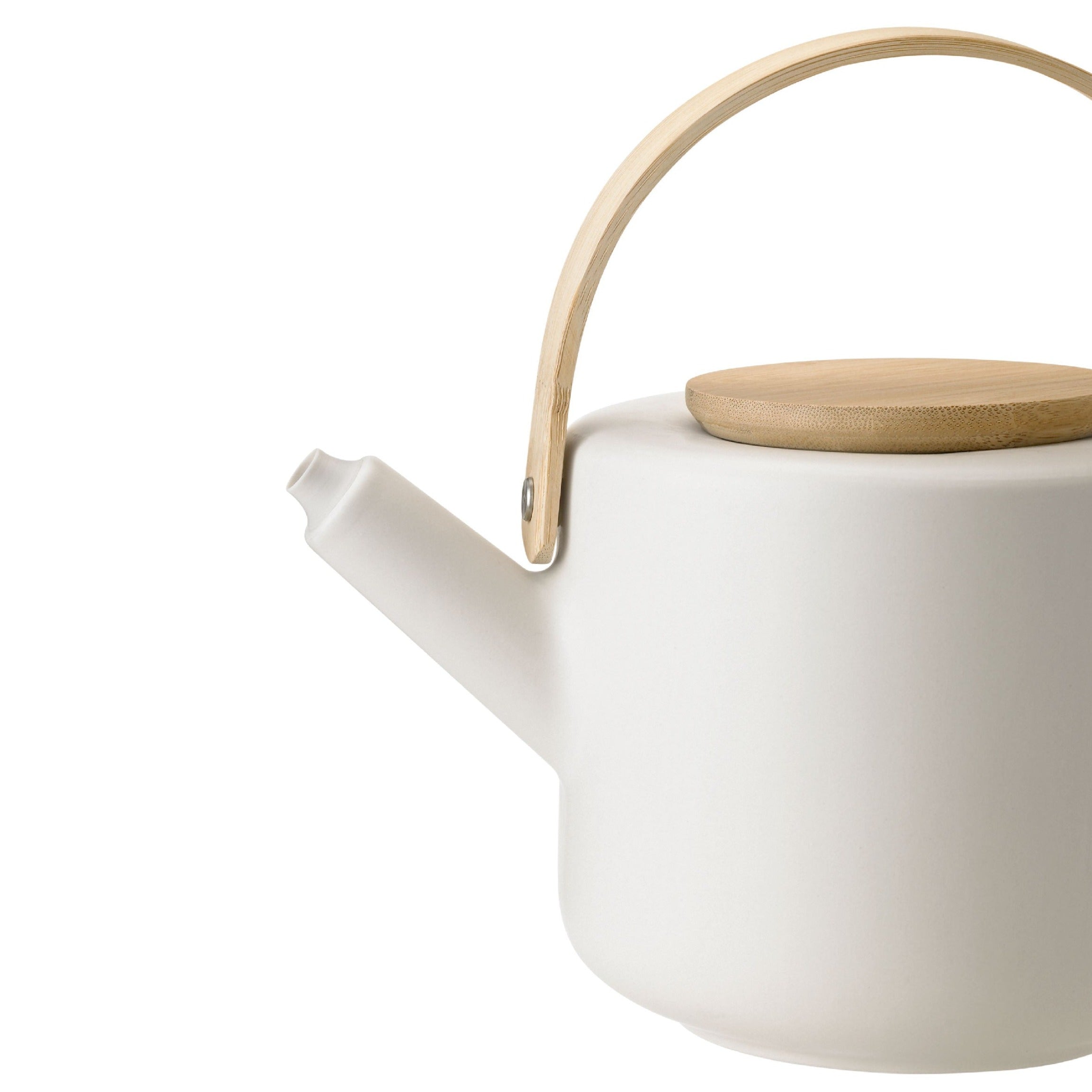 Theo File Tea Stelton Theo Teapot - Sand Beige (1.25L) | About Living