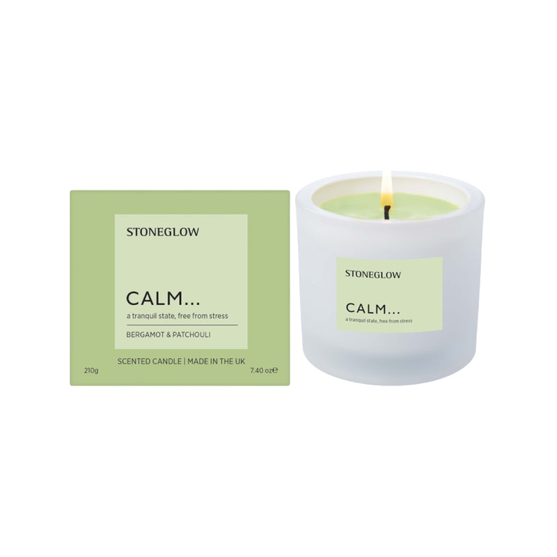 Affirmations Calm Scented Tumbler Candle | Bergamot & Patchouli