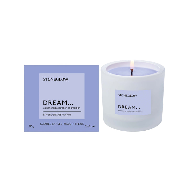 Affirmations Dream Scented Tumbler Candle | Lavender & Geranium