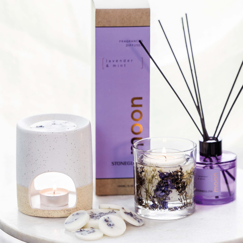 Diffuser Elements Stoneglow Candles Elements Moon Reed Diffuser - Lavender & Mint (100ml ...
